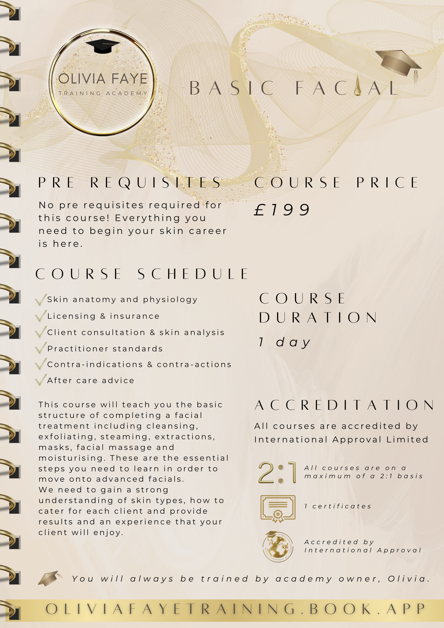 Basic Facial Course🎓