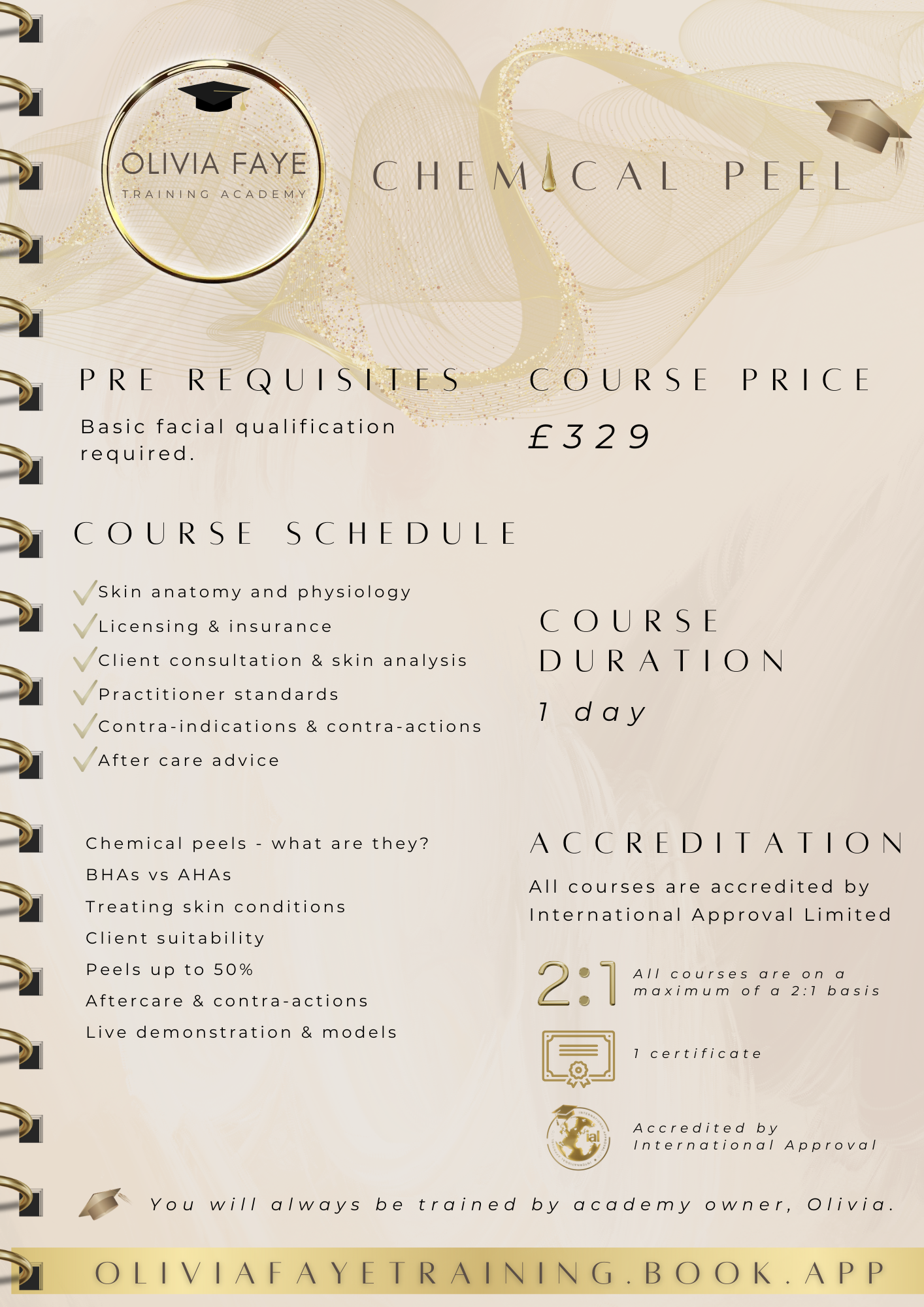Chemical Peel Facial Course🎓