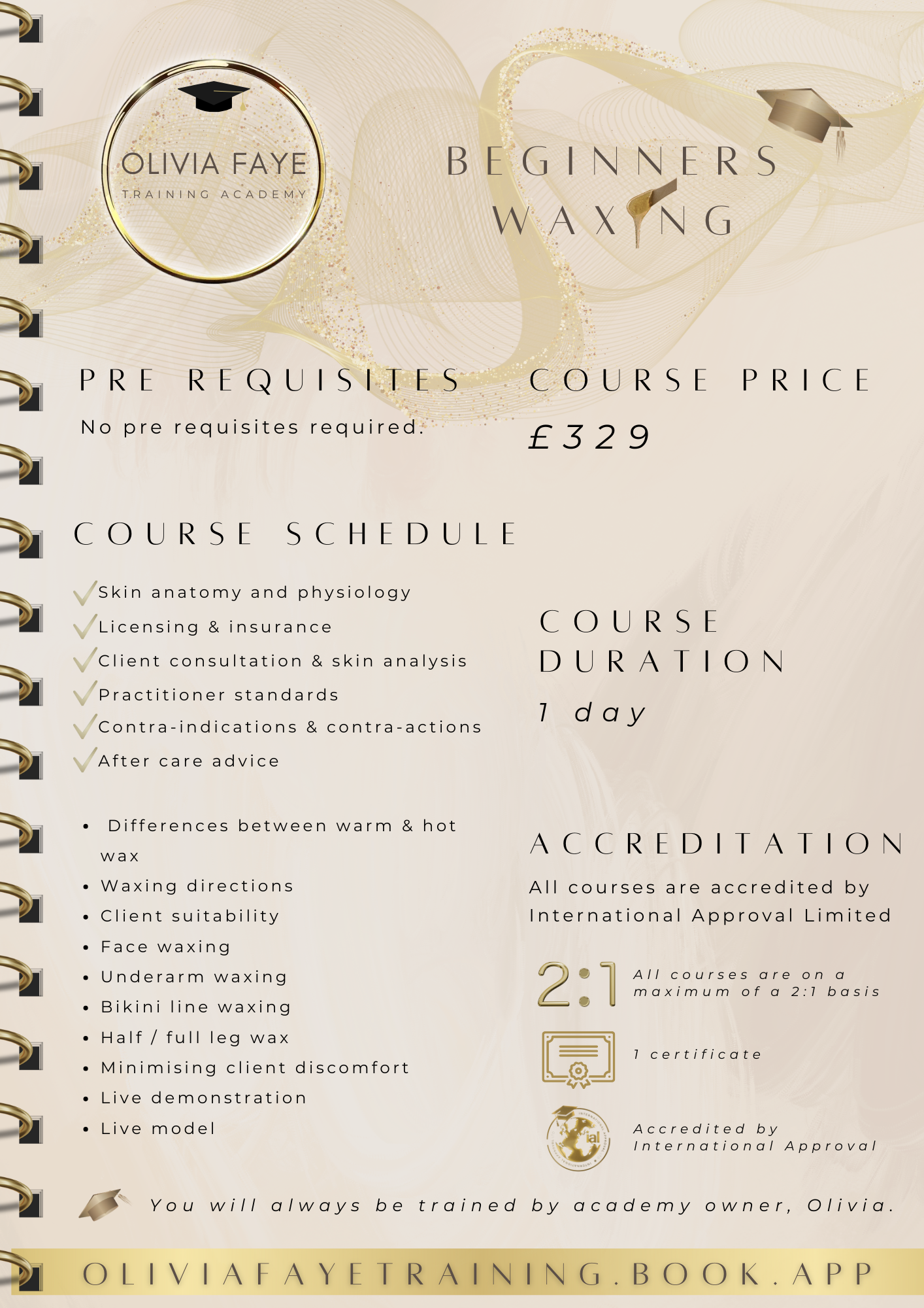 Beginners Waxing Courseš